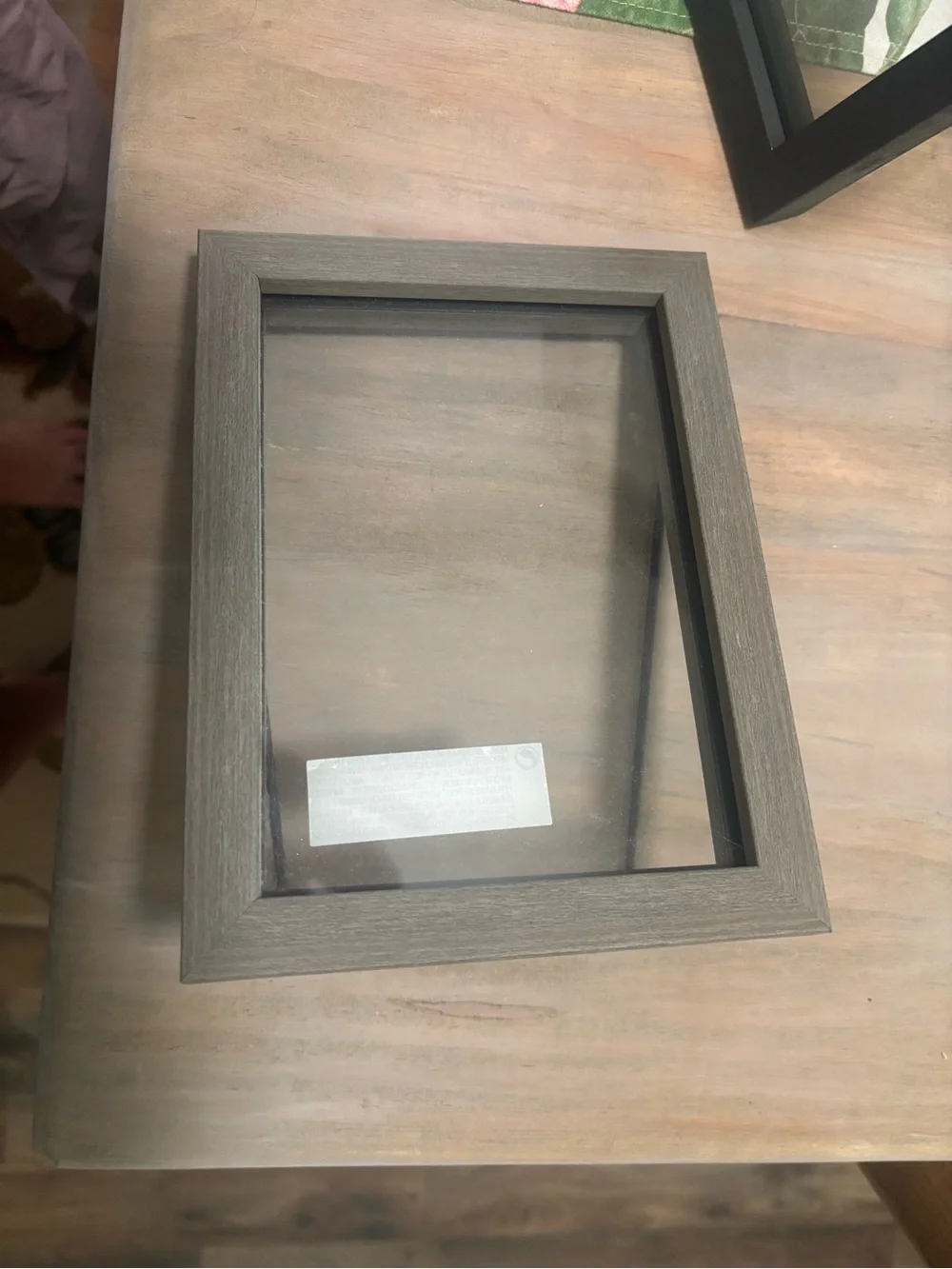 Wood-Frame Glass Display Box - Brown and two black